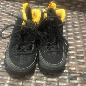 Kids Black and Yellow Shoes